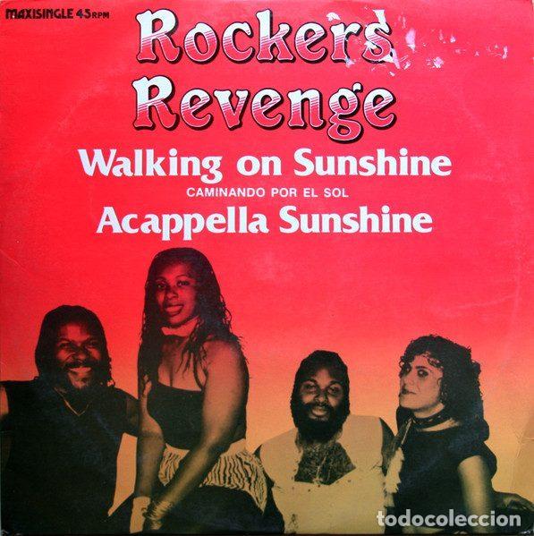 Discos de vinilo: Rockers Revenge Featuring Donnie Calvin &ndash; Walking On Sunshine = Caminando Por El Sol (Vinyl,...