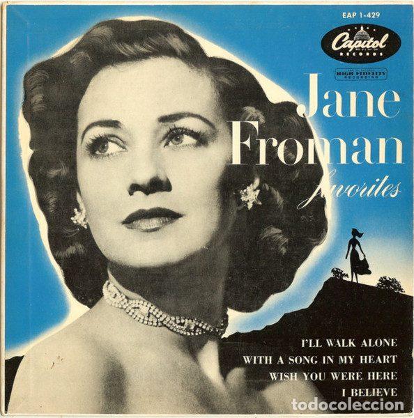 Dischi in vinile: Jane Froman &ndash; Jane Froman Favorites (Vinyl, Capitol Records EAP 1-429)