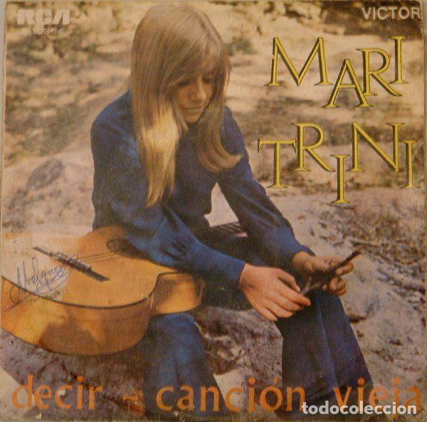 Dischi in vinile: Mari Trini &ndash; Decir / Canci&oacute;n Vieja (Vinyl, RCA Victor 3-10 364)