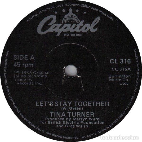 Dischi in vinile: Tina Turner &ndash; Let's Stay Together (Vinyl, Capitol Records CL 316)
