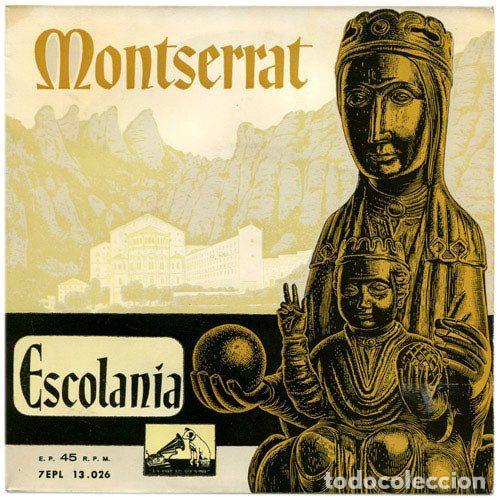 Dischi in vinile: Escolan&iacute;a Del Monasterio De Montserrat &ndash; Montserrat (Vinyl, La Voz De Su Amo 7EPL 13.026)