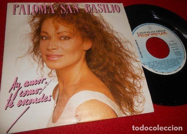Dischi in vinile: Paloma San Basilio &ndash; Ay amor, como te escondes (Vinyl, Hispavox P-130)