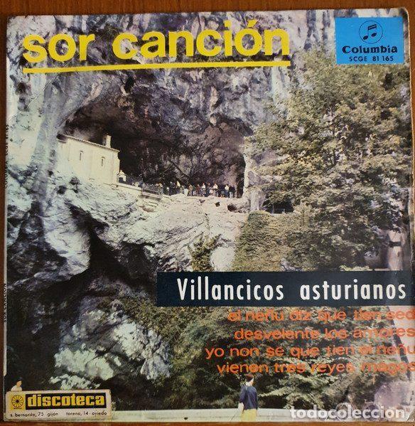 Dischi in vinile: Sor Canci&oacute;n &ndash; Villancicos Asturianos (Vinyl, Columbia SCGE 81 165)