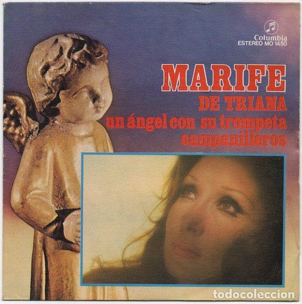 Vinyl records: Marife De Triana &ndash; Un &Aacute;ngel Con Su Trompeta / Campanilleros (Vinyl, Columbia MO 1450)