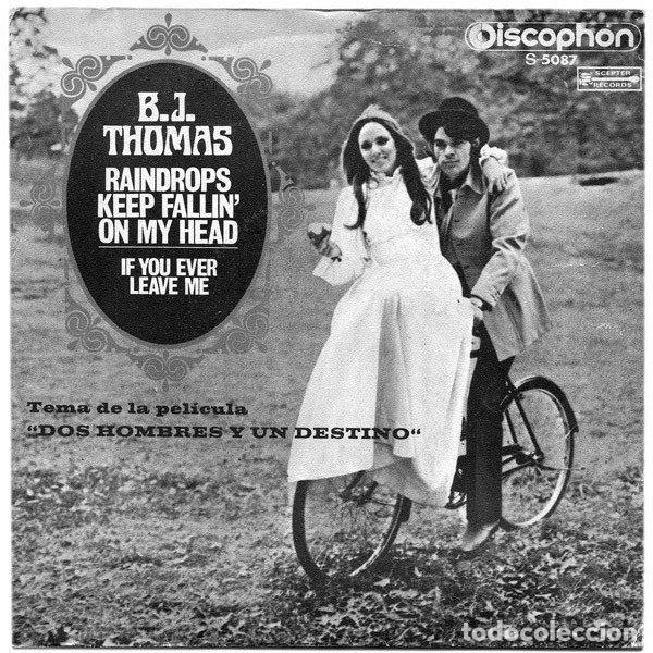 Dischi in vinile: B.J. Thomas &ndash; Raindrops Keep Fallin' On My Head (Vinyl, Discophon S-5087)