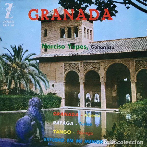 Discos de vinilo: Narciso Yepes &ndash; Granada (Vinyl, Zafiro CZ-P 10)