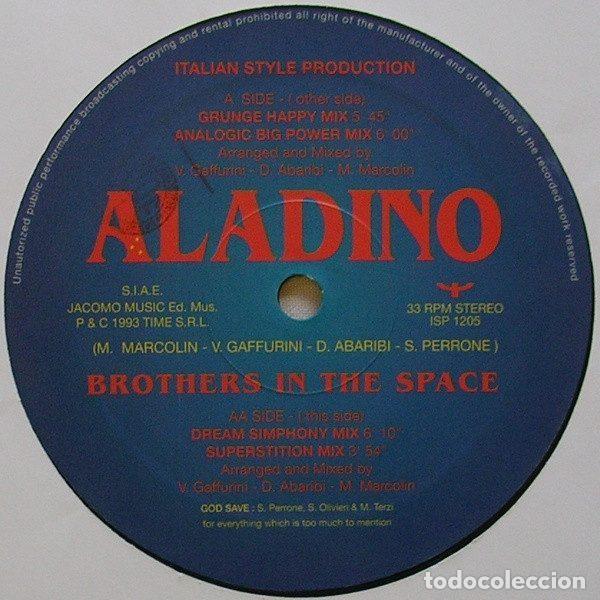 Discos de vinilo: Aladino &ndash; Brothers In The Space (Vinyl, Italian Style Production ISP 1205)