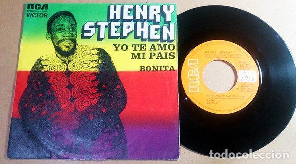 Discos de vinilo: Henry Stephen &ndash; Yo Te Amo Mi Pais / Bonita (Vinyl, RCA Victor 3-10748)