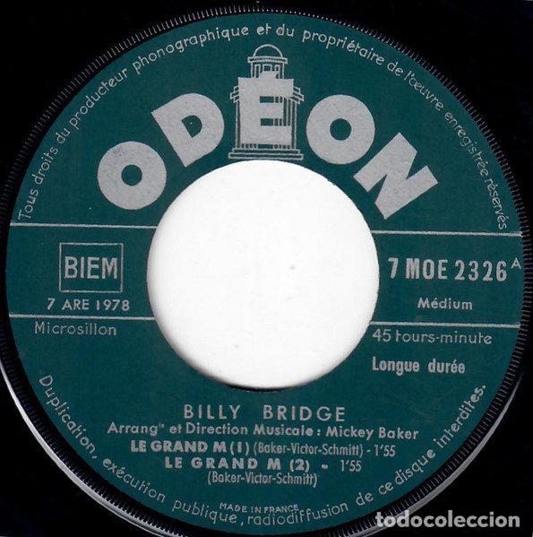Discos de vinilo: Billy Bridge &ndash; Le Madison (Vinyl, Odeon MOE 2326) - Foto 3