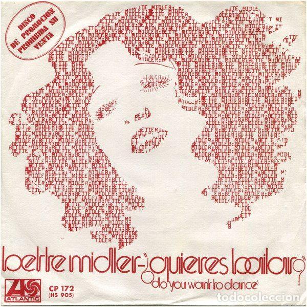 Disques de vinyle: Bette Midler &ndash; &iquest;Quieres Bailar? = Do You Wanna Dance? (Vinyl, Atlantic CP 172 (HS 905))