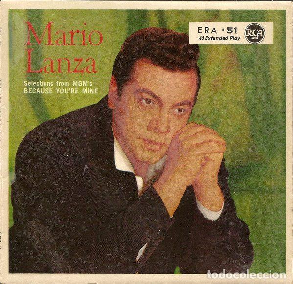 Discos de vinilo: Mario Lanza &ndash; Mario Lanza Singt (Vinyl, RCA ERA 51)
