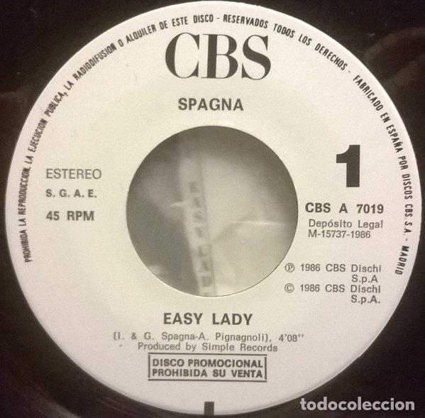 Discos de vinilo: Spagna &ndash; Easy Lady (Vinyl, CBS CBS A 7019) - Foto 3