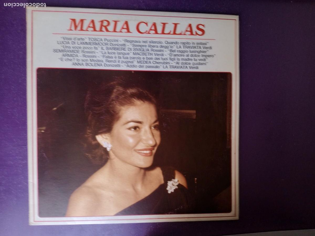Discos de vinilo: Maria Callas - LP DISCHI OPERA - ROSSINI, VERDI, PUCCINI, DONIZETTI, CHERUBINI,