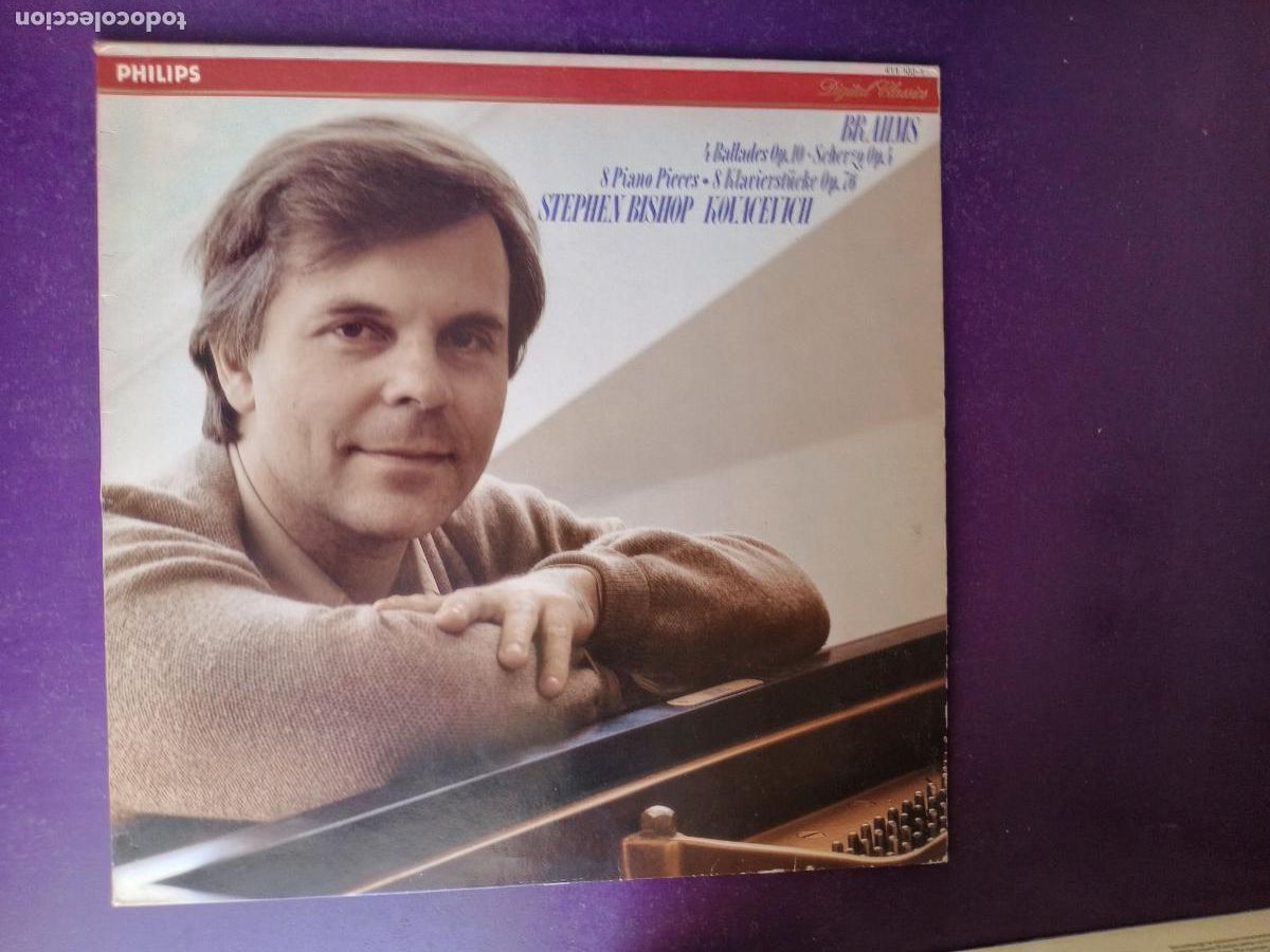 Discos de vinilo: Brahms - Stephen Bishop Kovacevich &ndash; 4 Ballades, Op.1 - LP PHILIPS 1985 - MUY POCO USO -