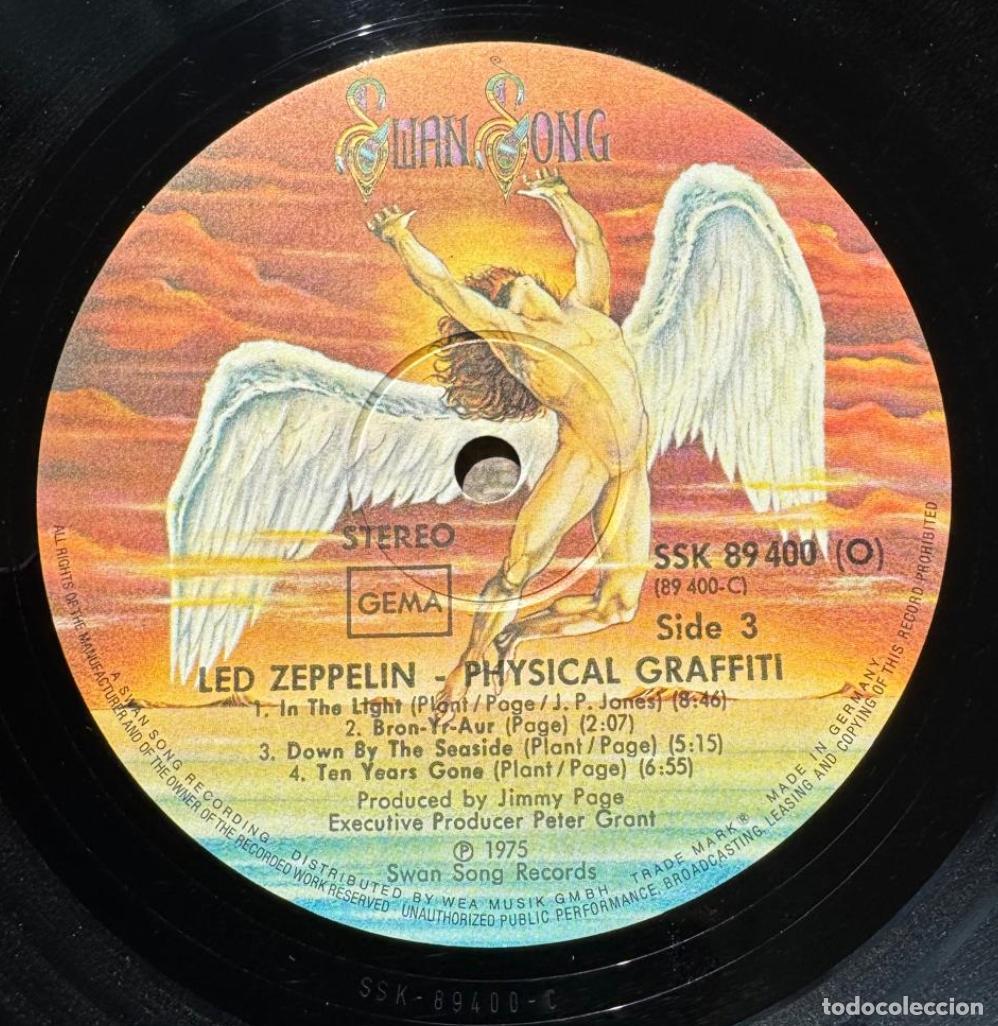 Discos de vinilo: led zeppelin double 33t phisical graffity (Germany) EX EX - Foto 3