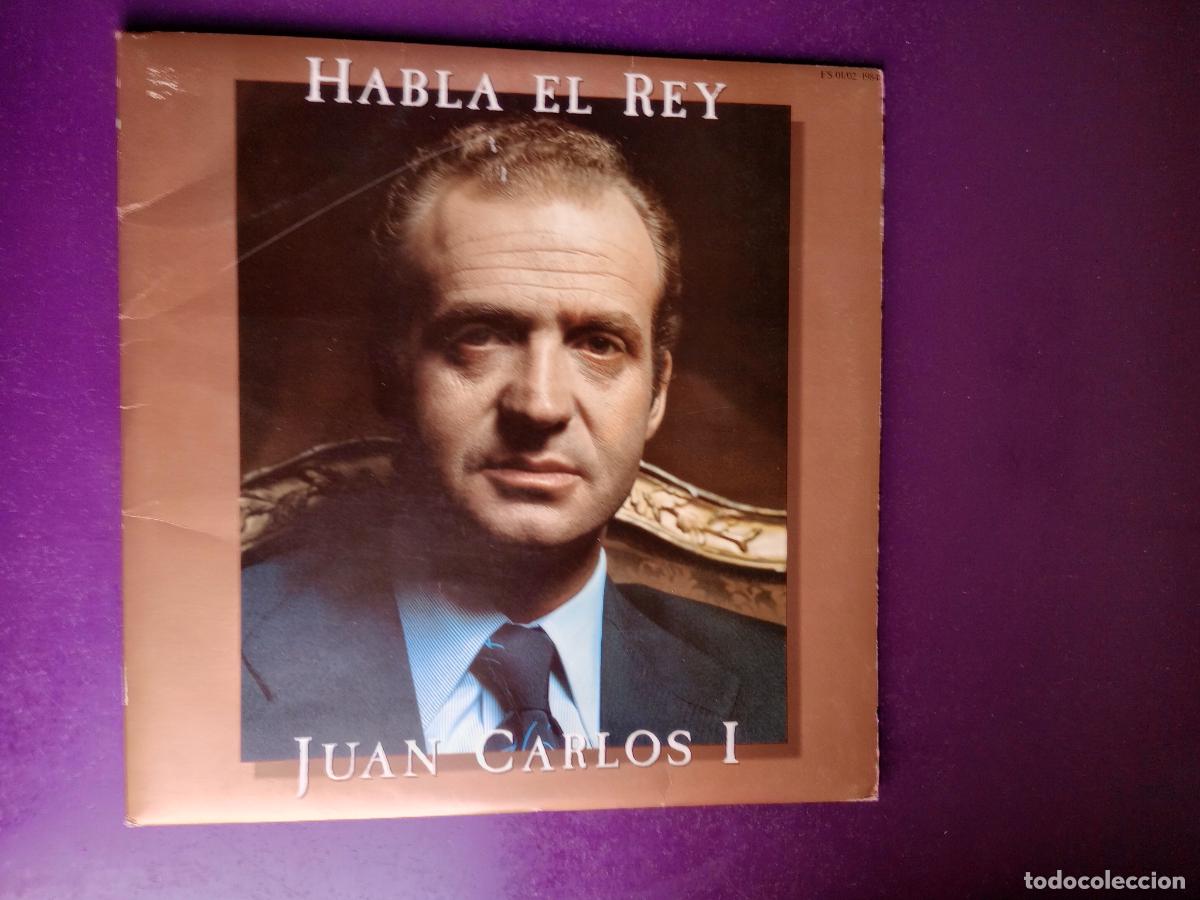 Discos de vinilo: Juan Carlos I &ndash; Habla El Rey - DOBLE LP RNE 1984 - AUDIOLIRO POLITICA DISCURSOS - GRAN LIBRETO