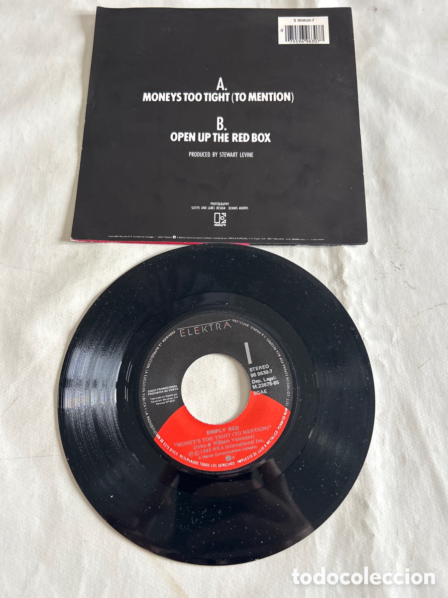 Discos de vinilo: Disco de vinilo Single Simply Red - Foto 2