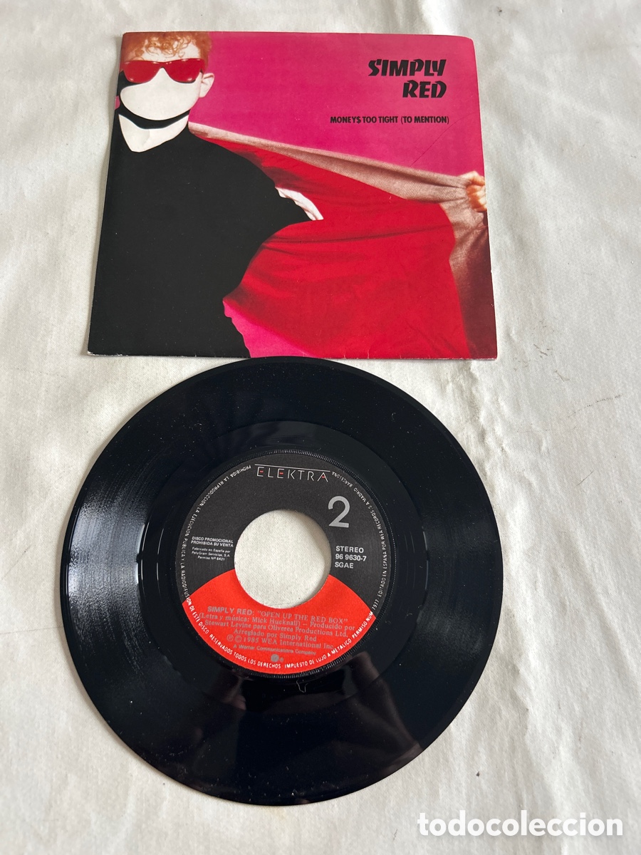 Discos de vinilo: Disco de vinilo Single Simply Red