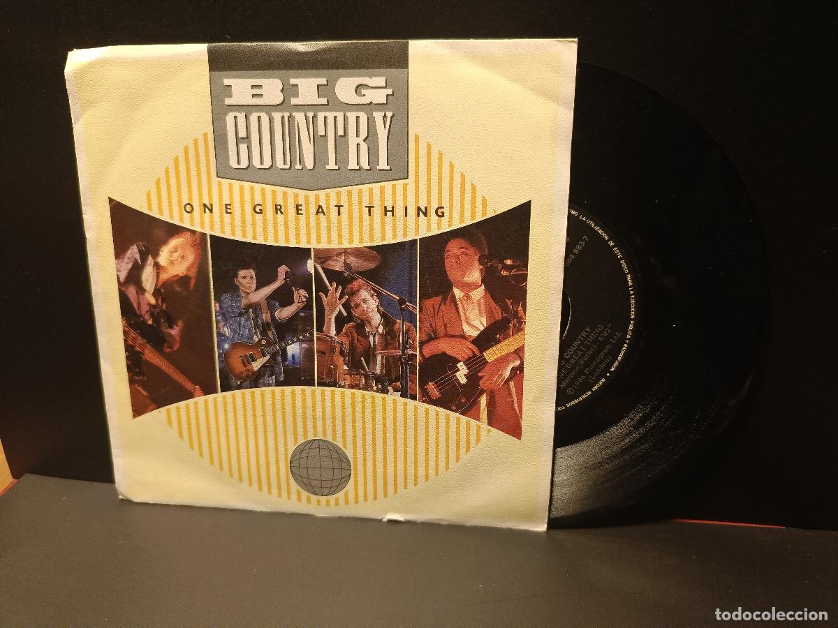 Discos de vinilo: BIG COUNTRY ONE GREAT THING SINGLE 1986 PEPETO