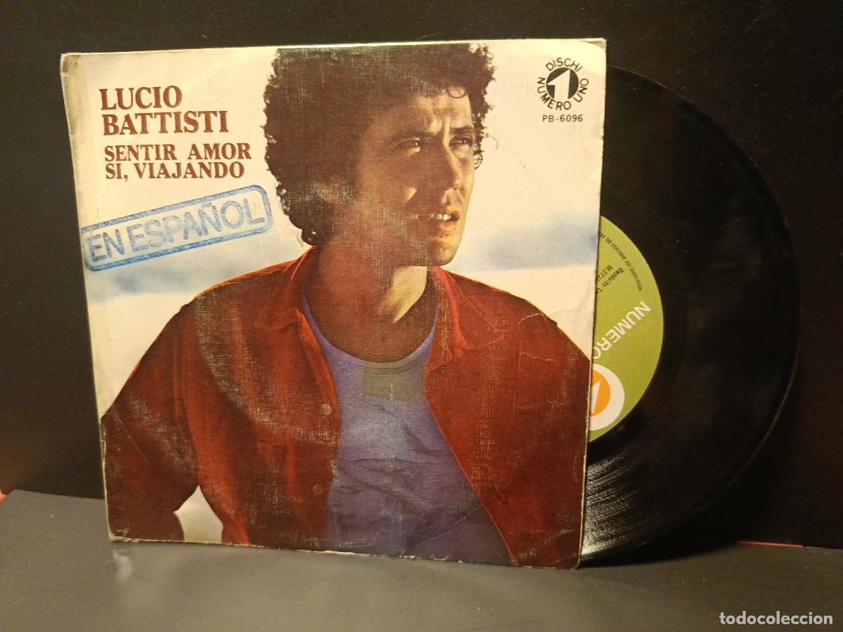 Discos de vinilo: LUCIO BATTISTI SENTIR AMOR EN ESPA&Ntilde;OL SINGLE 1971 PEPETO
