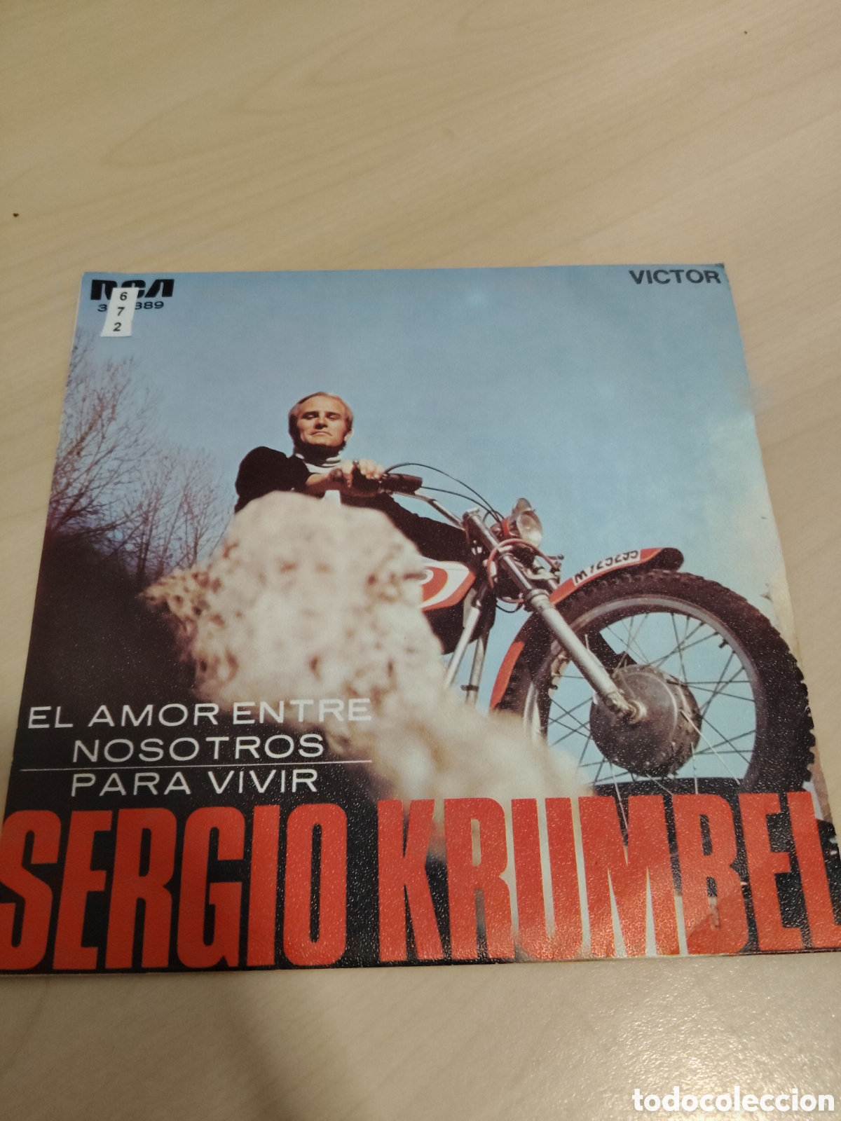 Discos de vinilo: MV672 Sergio krumbel el amor entre nosotros MINI VINILO