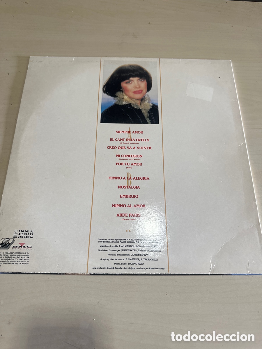Discos de vinilo: VIN8003 mirelle mathieu embrujo segunda mano - Foto 2