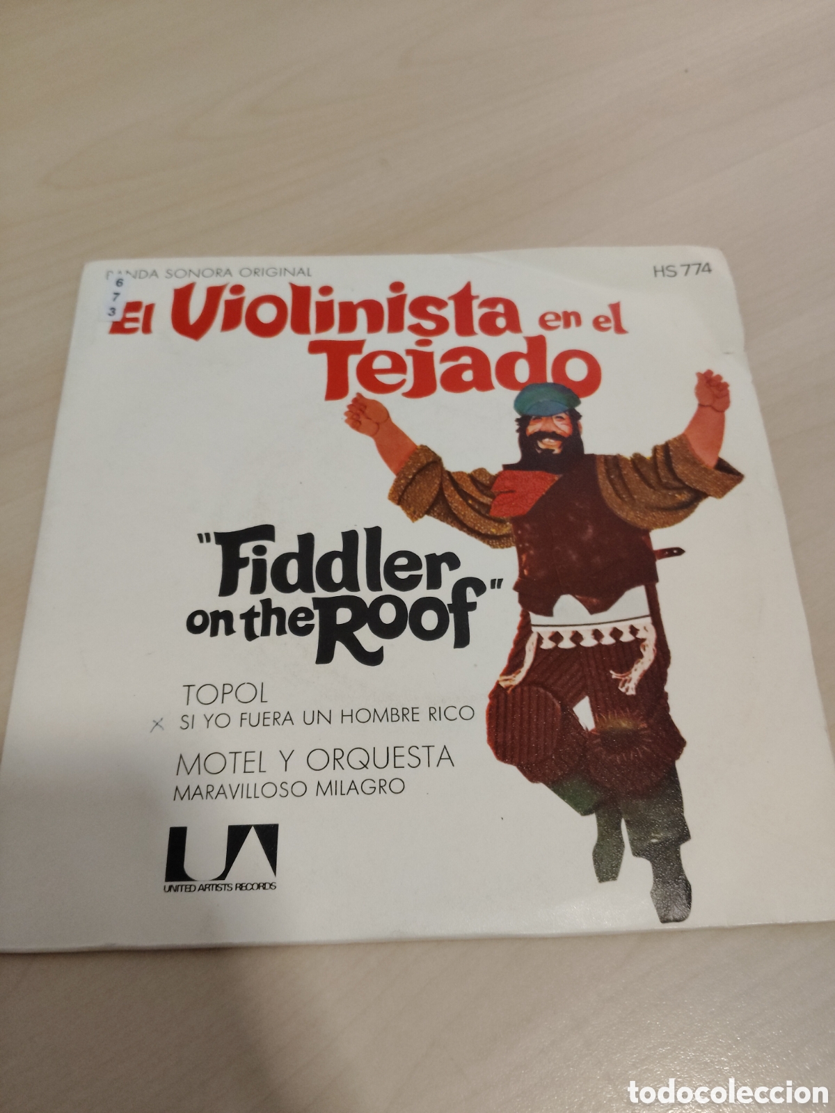 Discos de vinilo: MV673 el violinista en el tejado MINI VINILO - Foto 1