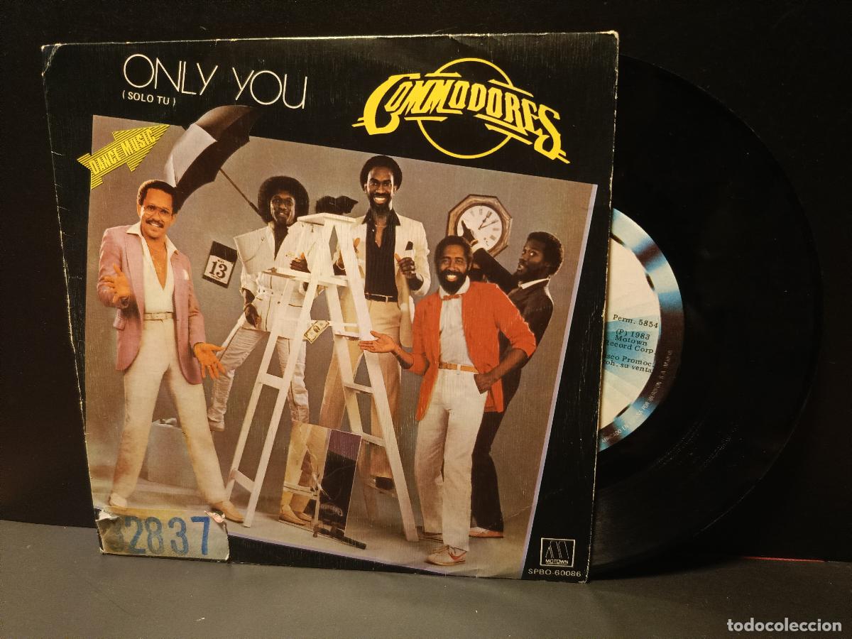 Discos de vinilo: COMMODORES ONLY YOU SINGLE PROMO 83 PEPETO
