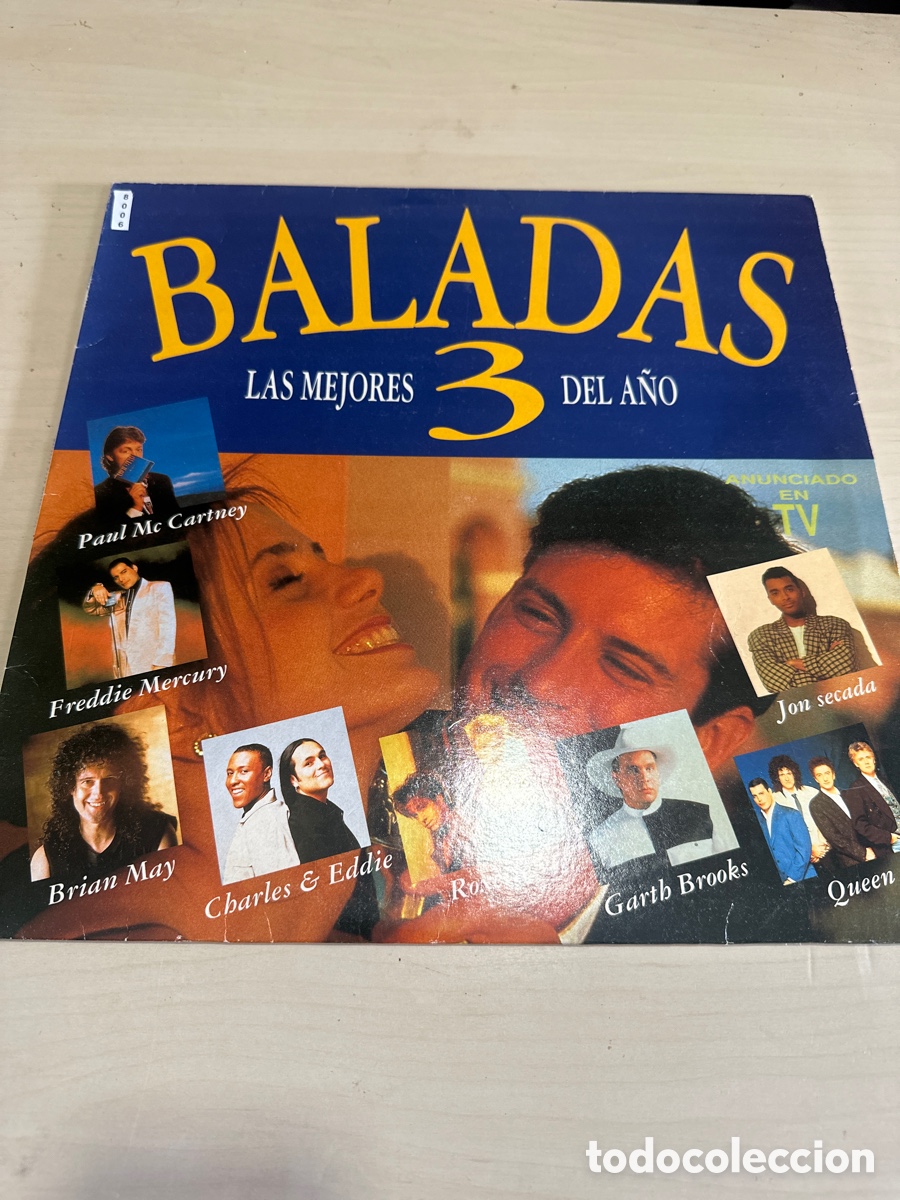Vinyl records: VIN8006 baladas 3 las mejores del a&ntilde;o segunda mano
