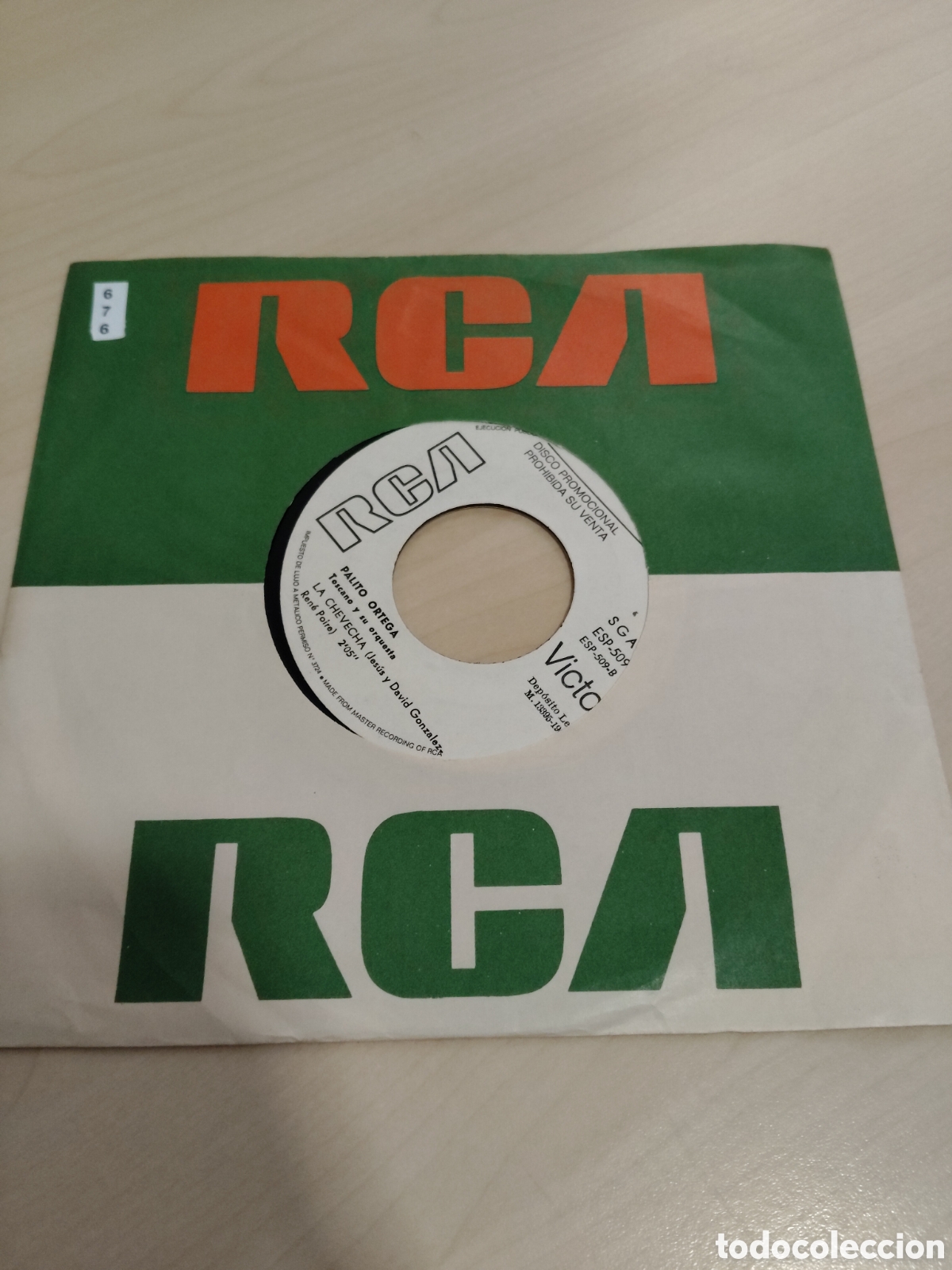 Discos de vinilo: MV676 palito Ortega toscano y su orquesta MINI VINILO