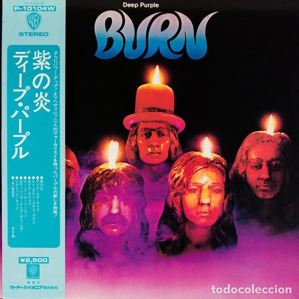 Discos de vinilo: Deep Purple - Burn 1lp japanese pressing from 1976, with OBI and insert htf!!!