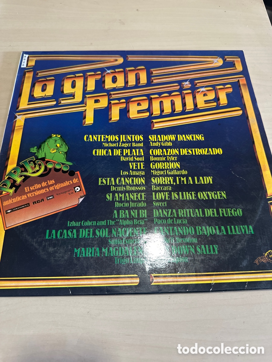 Discos de vinilo: VIN8020 la gran premier segunda mano