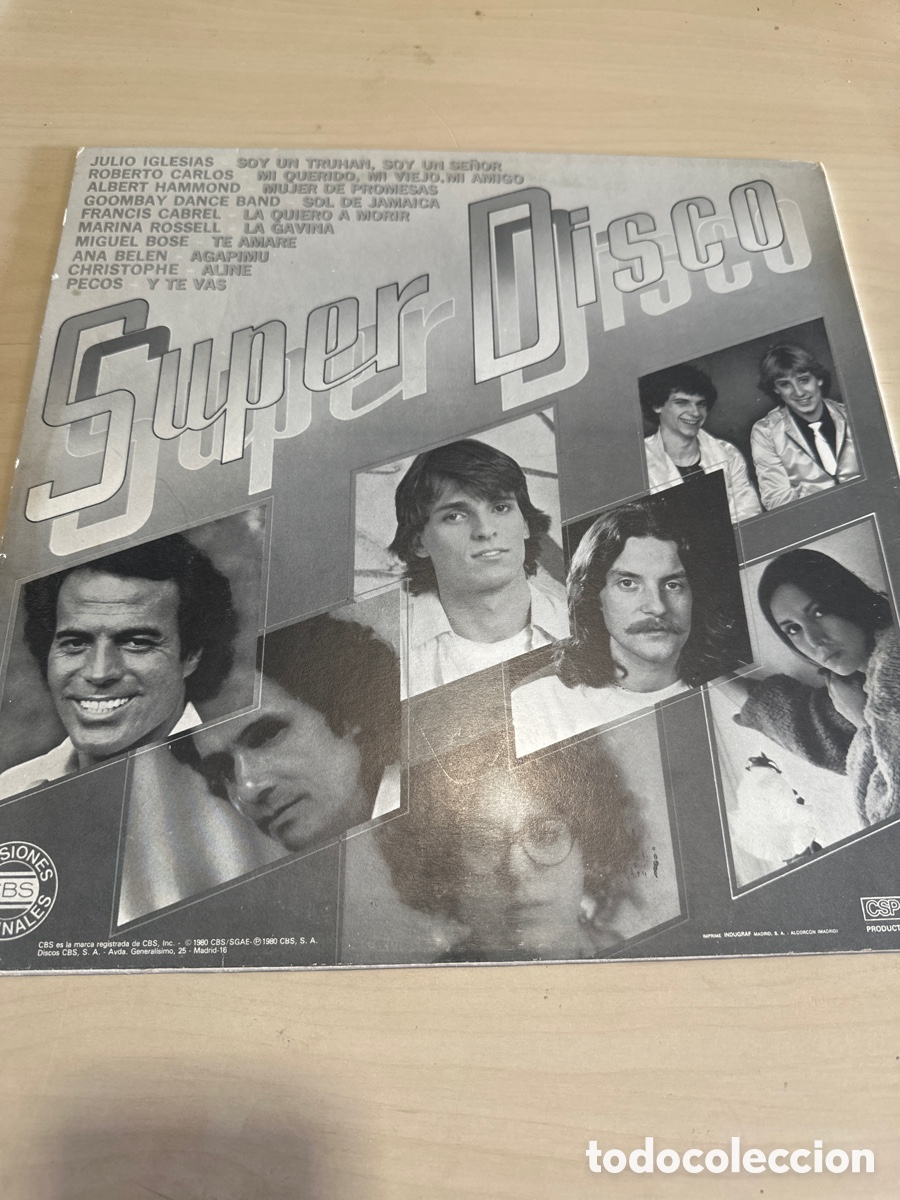 Discos de vinilo: VIN8021 s&uacute;per disco segunda mano - Foto 2