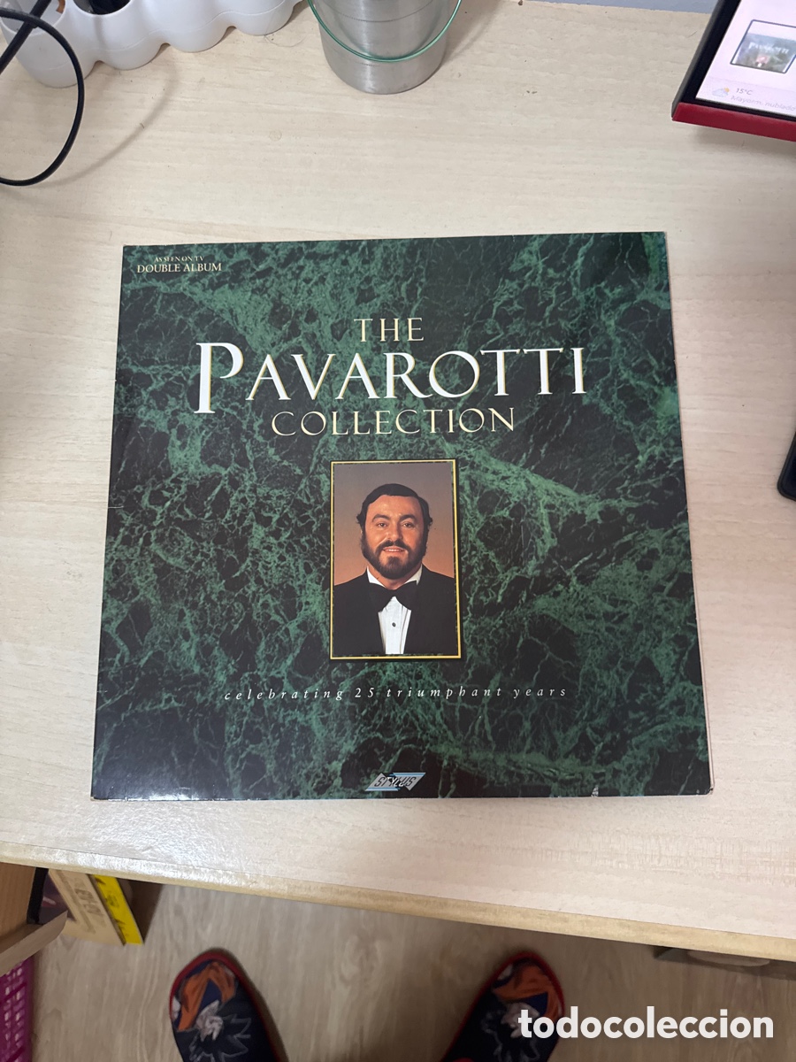 Discos de vinilo: DISCO VINILO DOBLE LP THE PAVAROTTI COLLECTION 1986