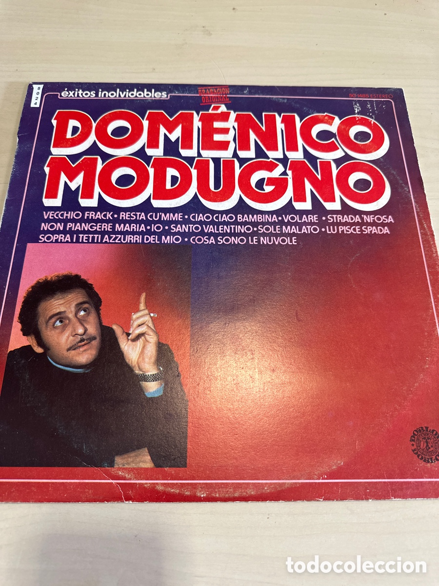 Discos de vinilo: VIN8024 Domenico modugno segunda mano - Foto 1