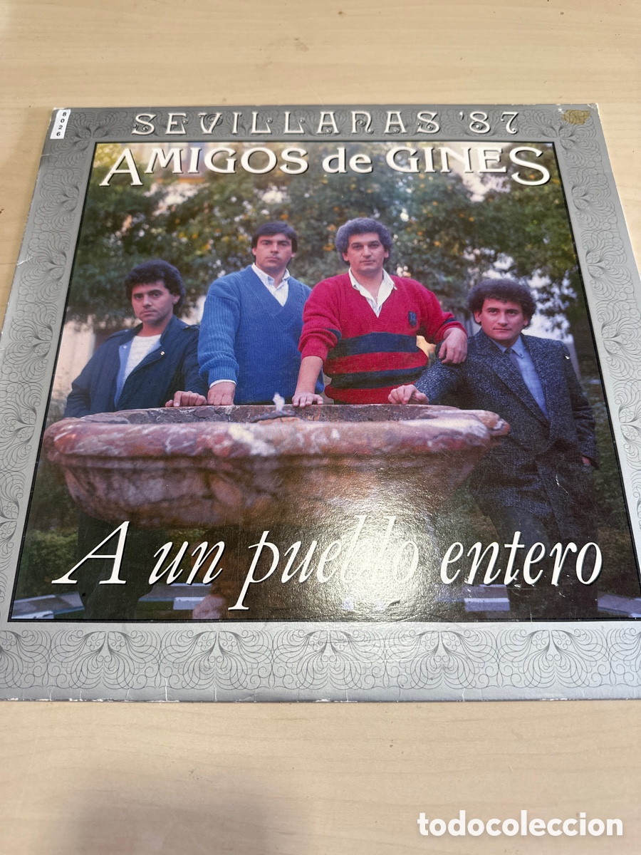 Discos de vinilo: VIN8026 sevillanas 87 amigos de gines s un pueblo entero segunda mano