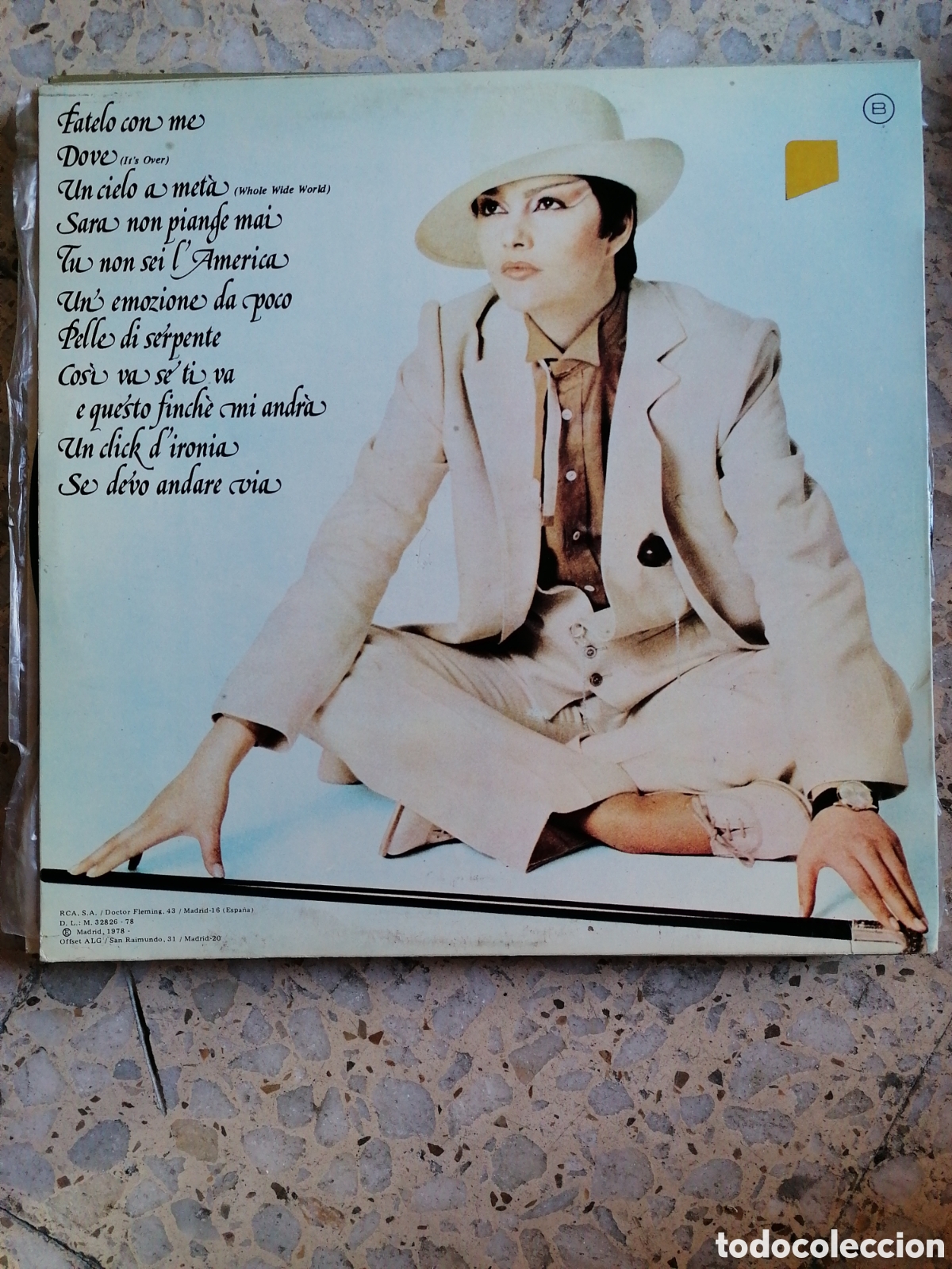 Discos de vinilo: LP OXANNA ANNA OXA 1978 ESPA&Ntilde;A INSERT - Foto 2