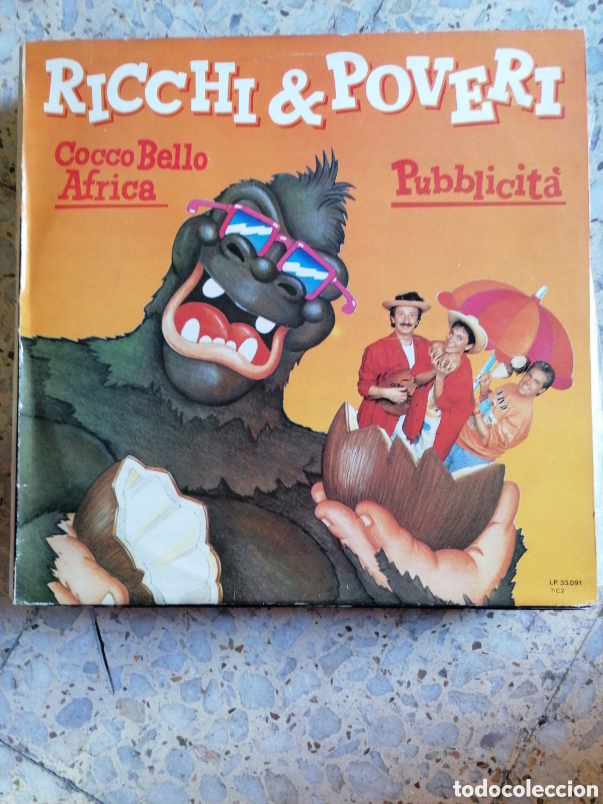 Discos de vinilo: LP RICCHI POVERI PUBBLICITA 1988 ESPA&Ntilde;A DISCO EX