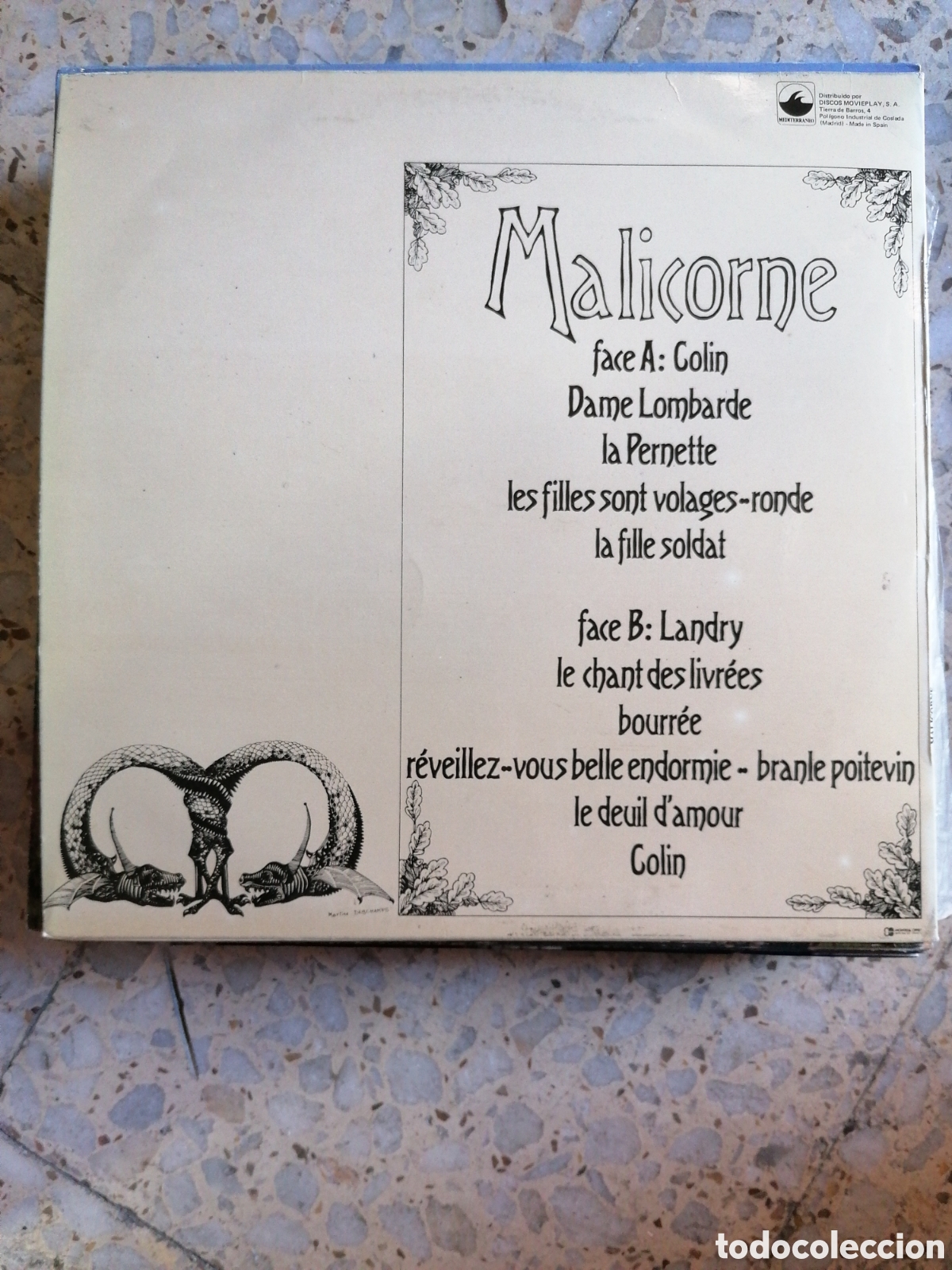 Discos de vinilo: LP MALICORNE 1977 ESPA&Ntilde;A EX - Foto 2