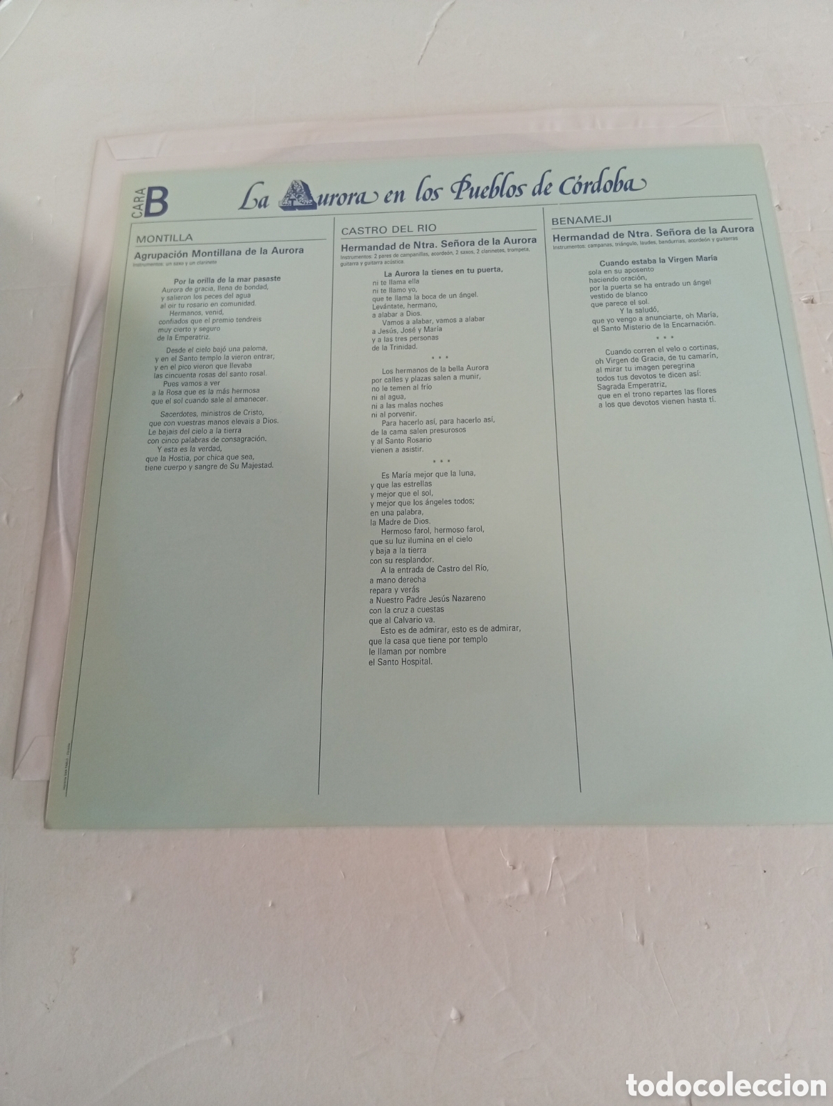 Discos de vinilo: La aurora de los pueblos de C&oacute;rdoba - Foto 3