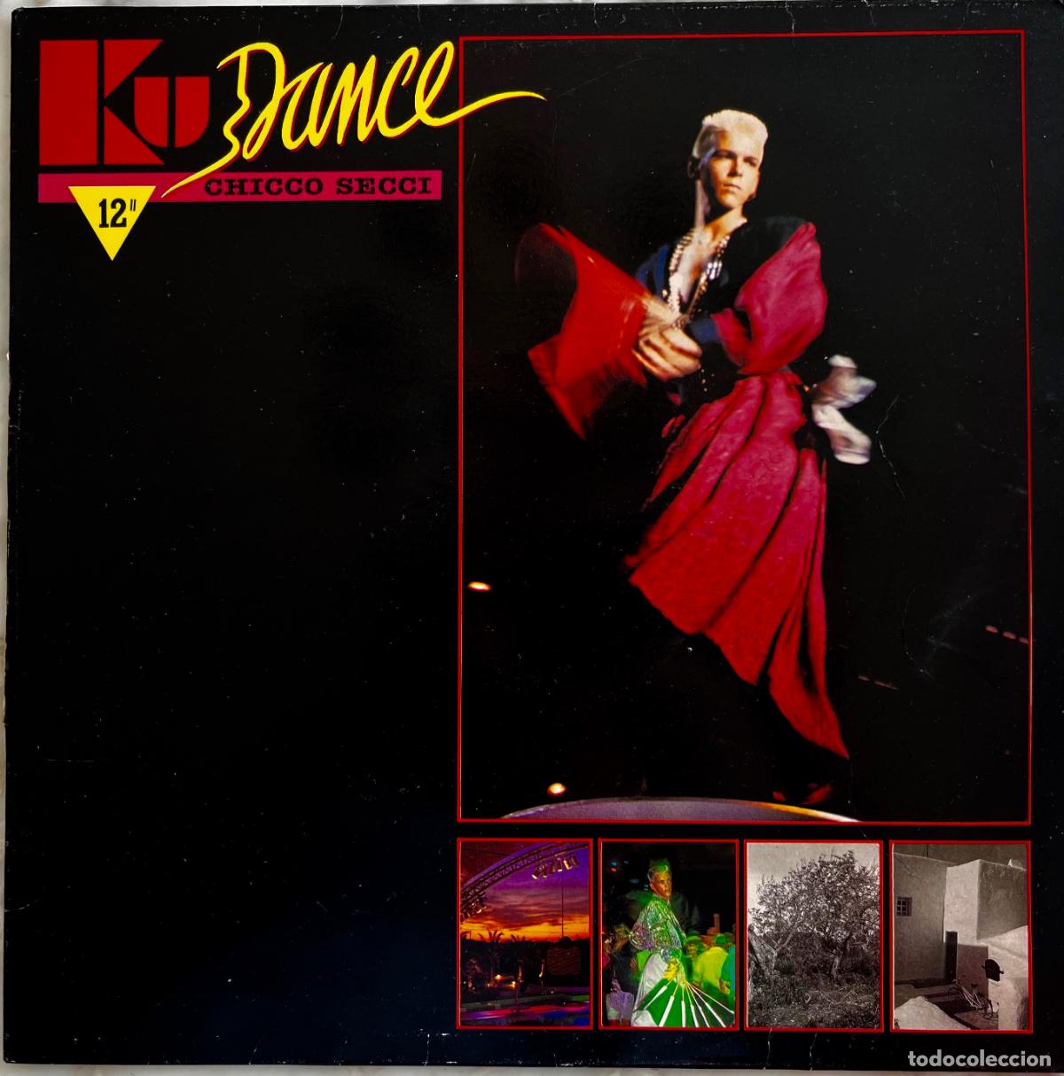 Discos de vinilo: KU DANCE. CHICCO SECCI. MAXISINGLE ESPA&Ntilde;A 1988. 3 TEMAS