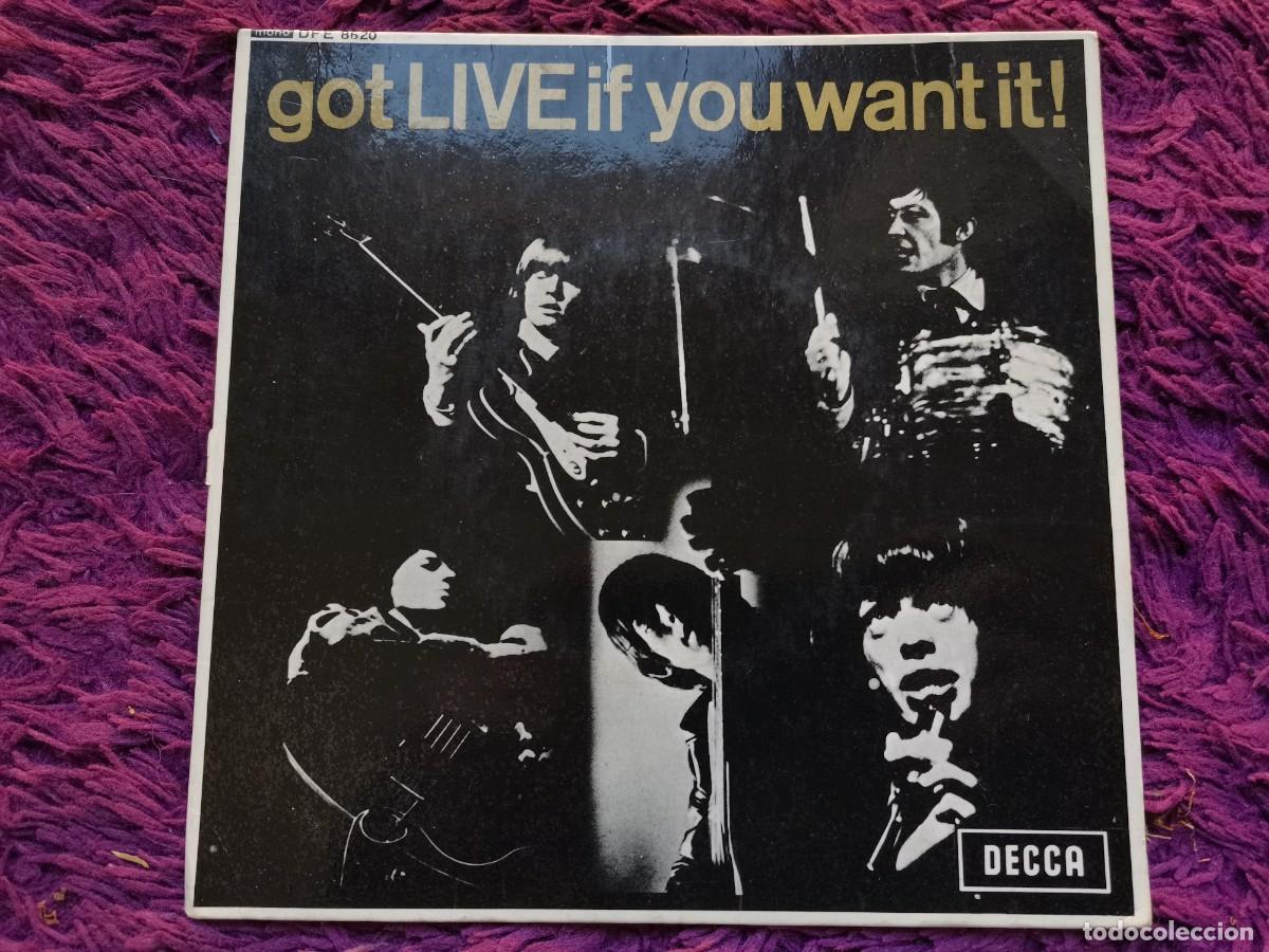 Discos de vinilo: The Rolling Stones &ndash; Got Live If You Want It! Vinilo 7&rdquo; EP 1972 UK DFE 8620
