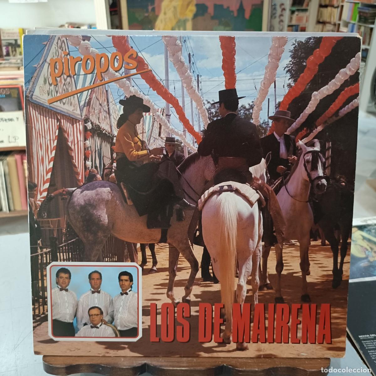 Discos de vinilo: Los De Mairena - Piropos - LP. sello Musivox 1991 (Sevillanas)