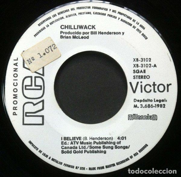 Vinyl records: Chilliwack &ndash; I Believe (Vinyl, RCA Victor XB-3102)