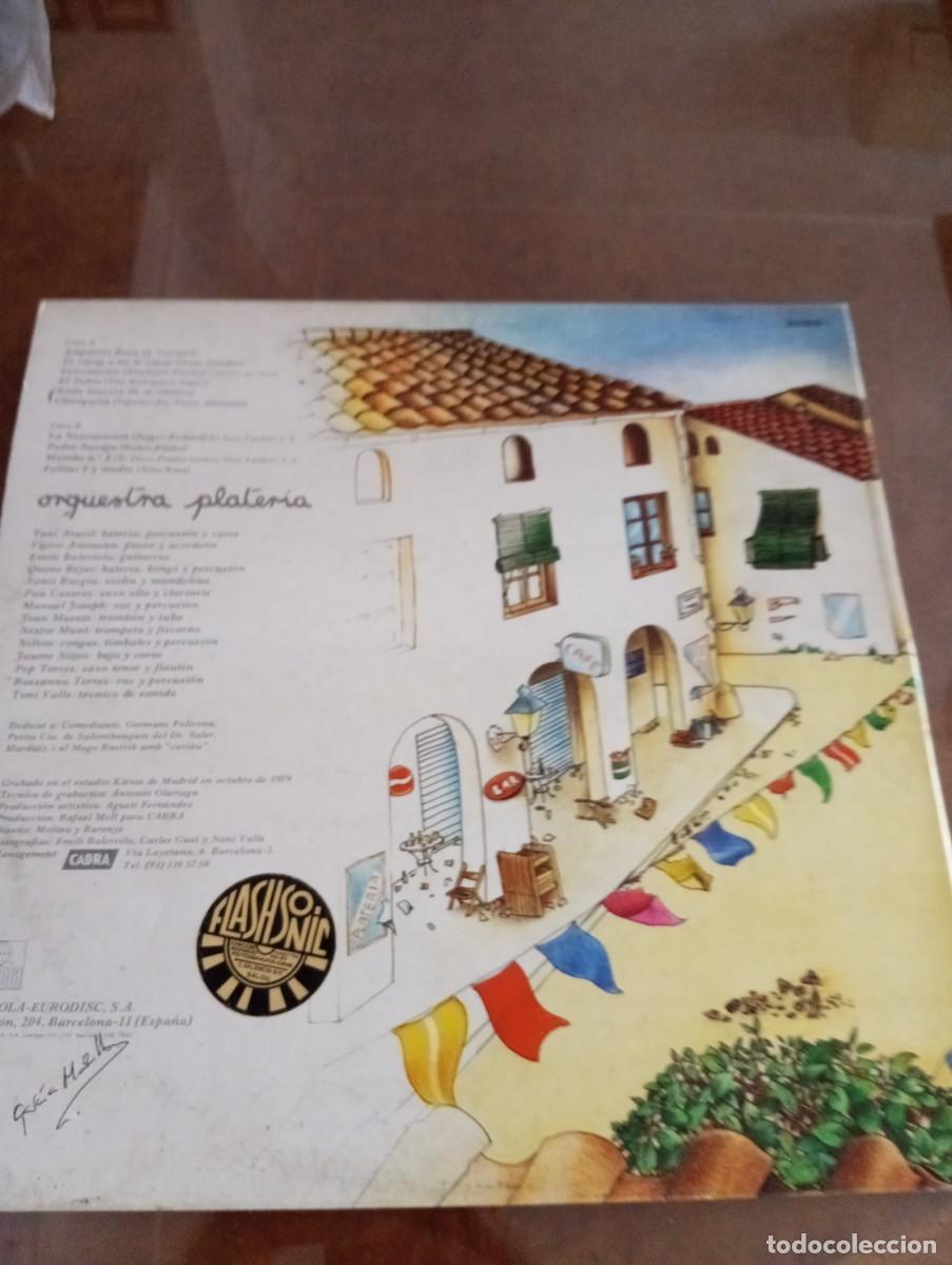 Discos de vinilo: ORQUESTA PLATERIA, DISCO LP DE VINILO - Foto 3