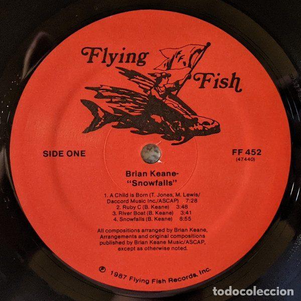 Discos de vinilo: Brian Keane &ndash; Snowfalls (Vinyl, Flying Fish FF 452) - Foto 3
