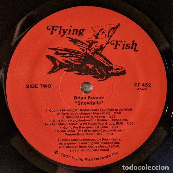Discos de vinilo: Brian Keane &ndash; Snowfalls (Vinyl, Flying Fish FF 452) - Foto 4