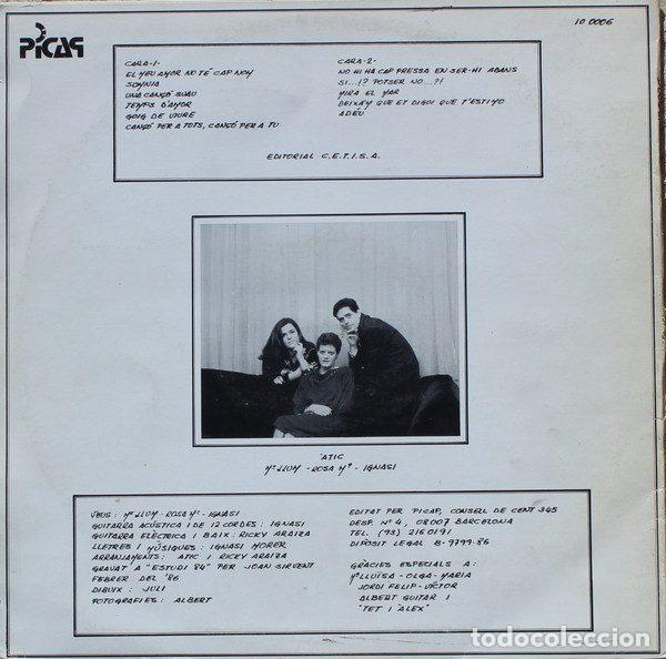 Discos de vinilo: &Agrave;tic &ndash; Temps Damor (Vinyl, Picap 10 0006) - Foto 3
