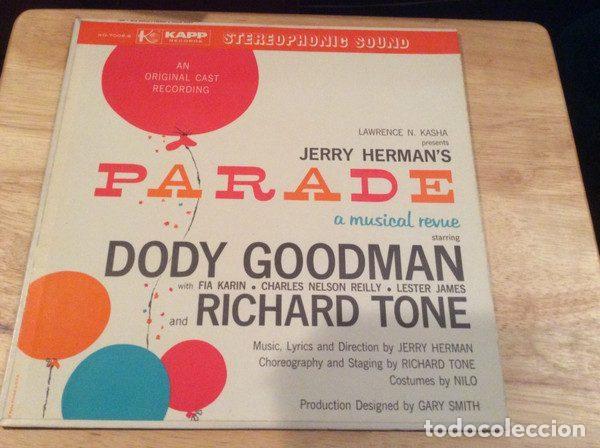 Disques de vinyle: Jerry Herman, Dody Goodman, Charles Nelson Reilly &ndash; Parade (Vinyl, Kapp Records KD-7005-S)