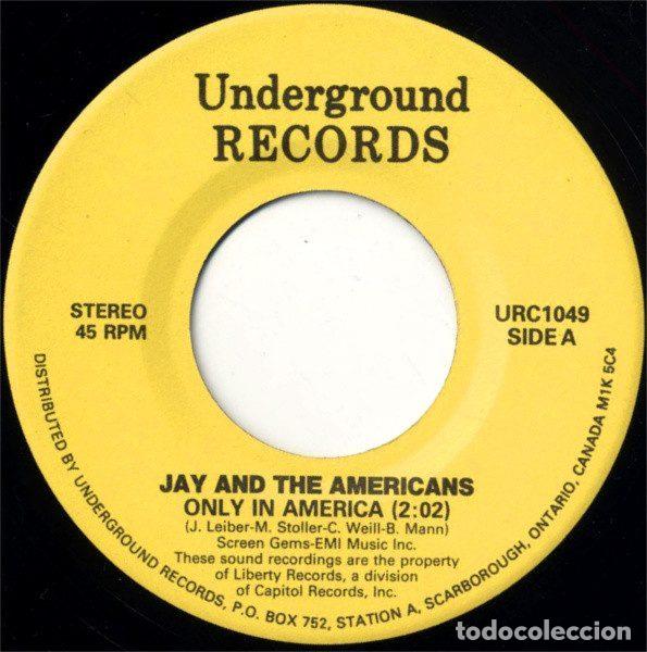 Disques de vinyle: Jay And The Americans &ndash; Only In America / Some Enchanted Evening (Vinyl, Underground Records...